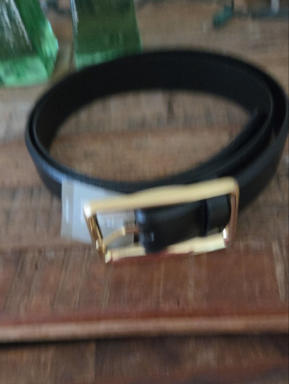 J. Crew Italian Leather Rectangle Belt - Picture 8 of 10